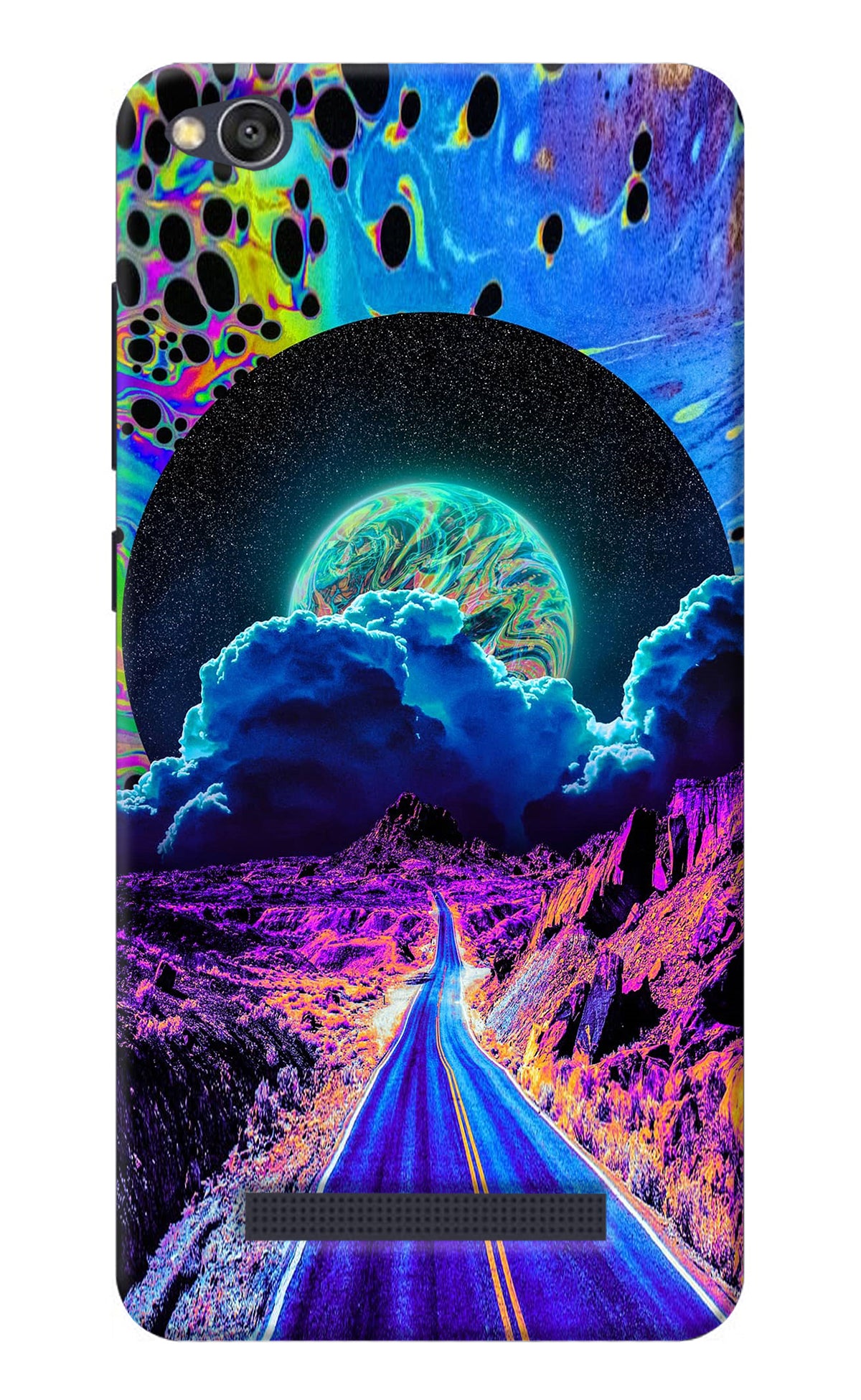 Psychedelic Painting Redmi 4A Back Cover