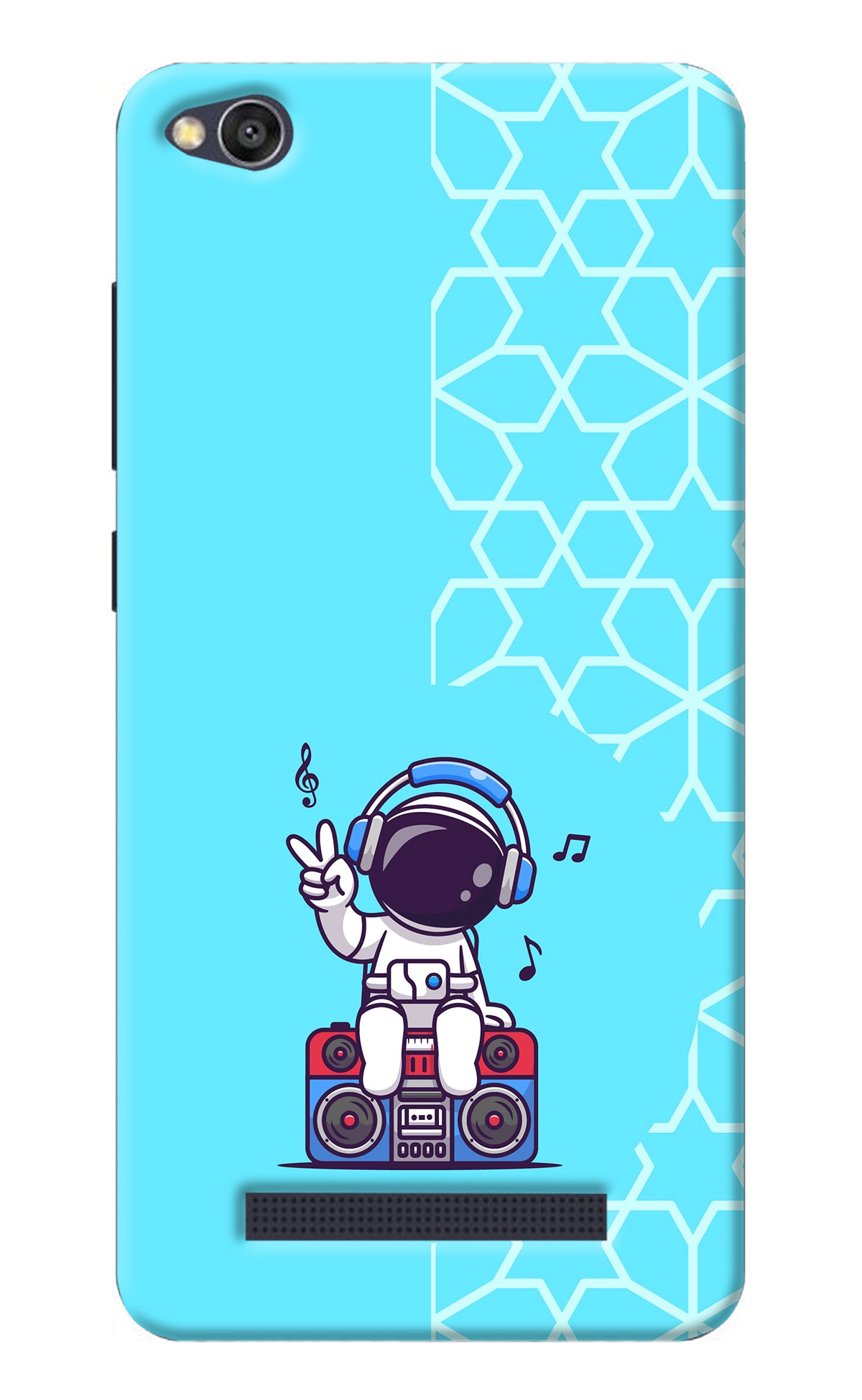 Cute Astronaut Chilling Redmi 4A Back Cover