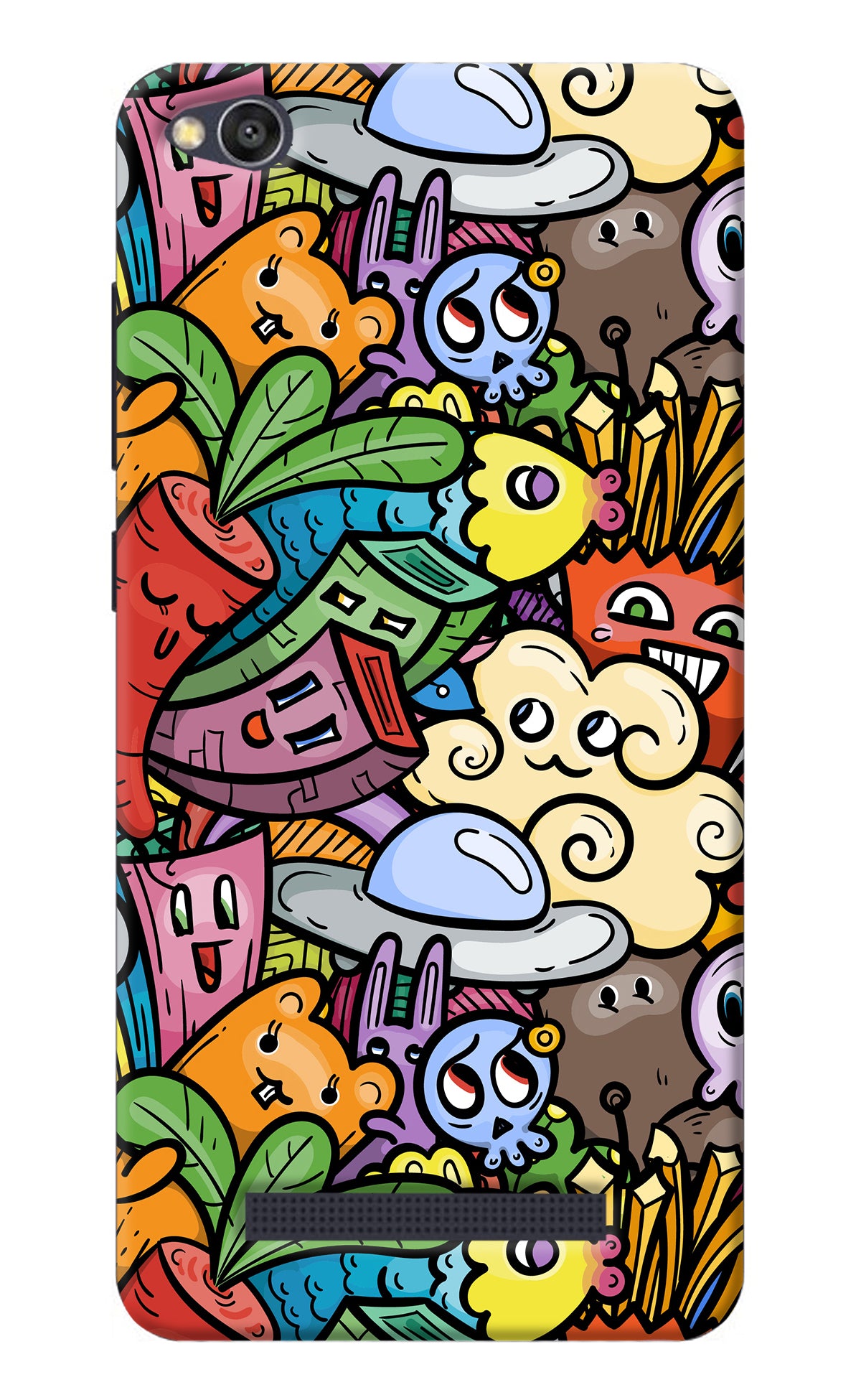 Veggie Doodle Redmi 4A Back Cover