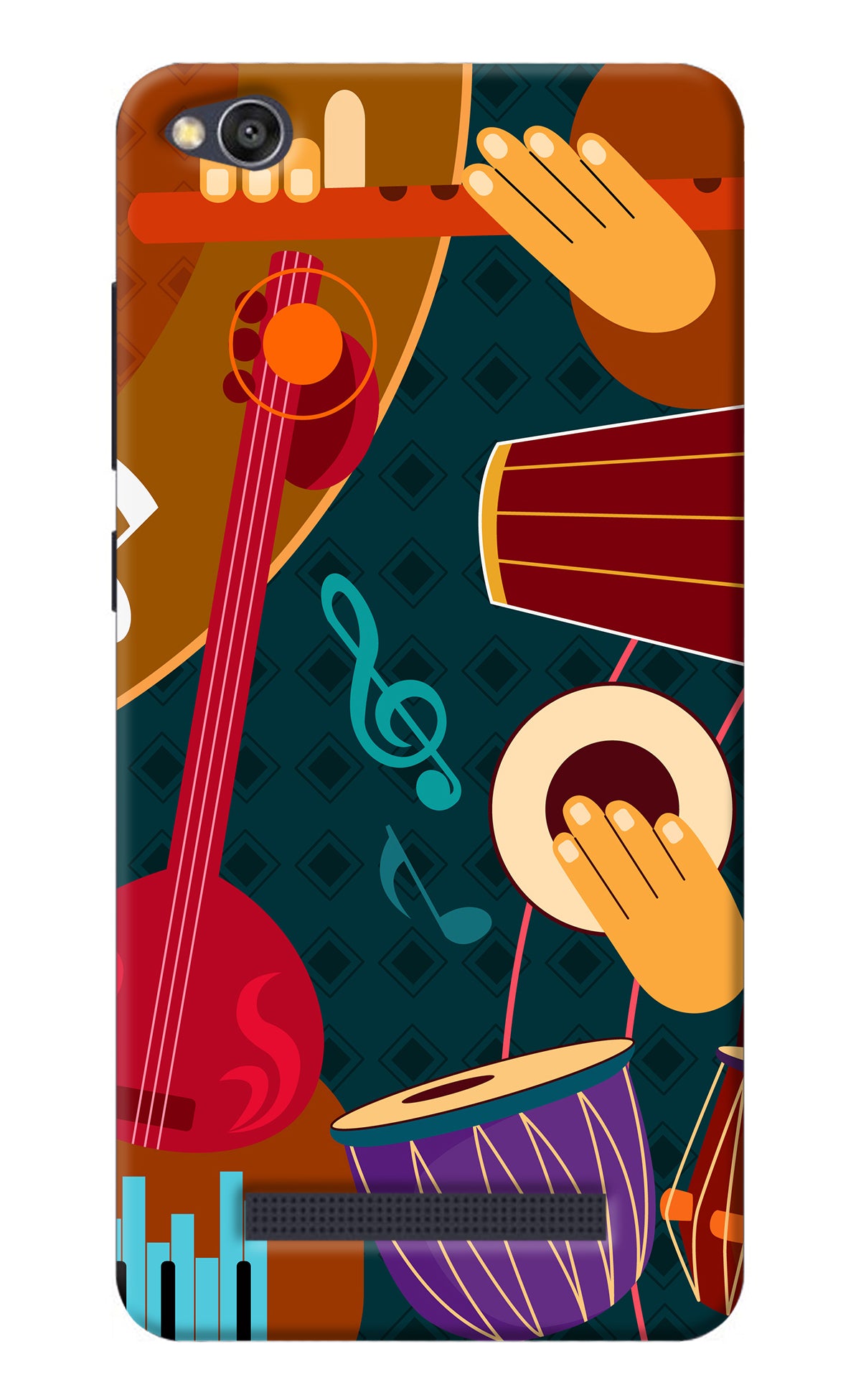 Music Instrument Redmi 4A Back Cover