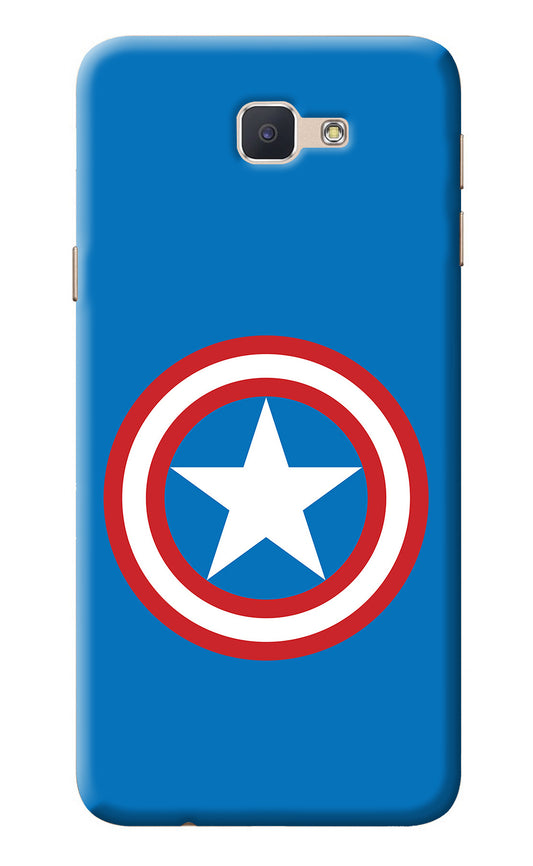Captain America Logo Samsung J7 Prime Back Cover