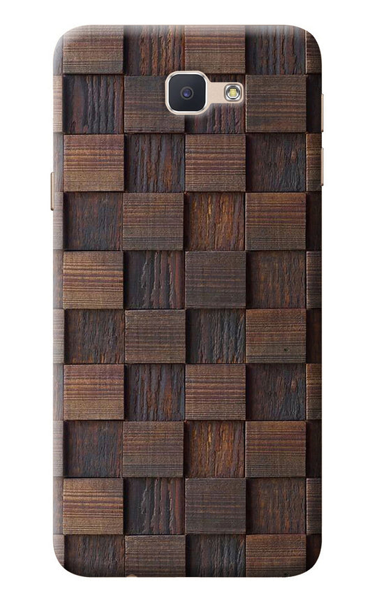Wooden Cube Design Samsung J7 Prime Back Cover