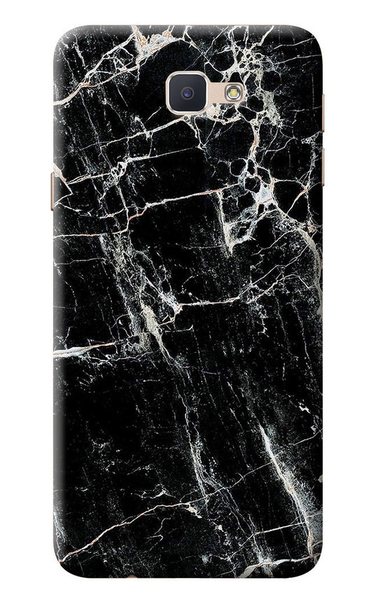 Black Marble Texture Samsung J7 Prime Back Cover