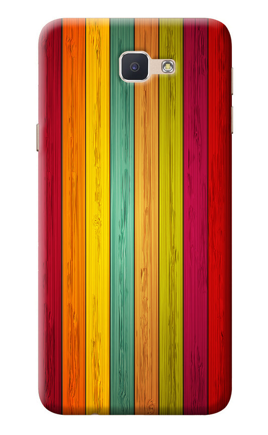 Multicolor Wooden Samsung J7 Prime Back Cover