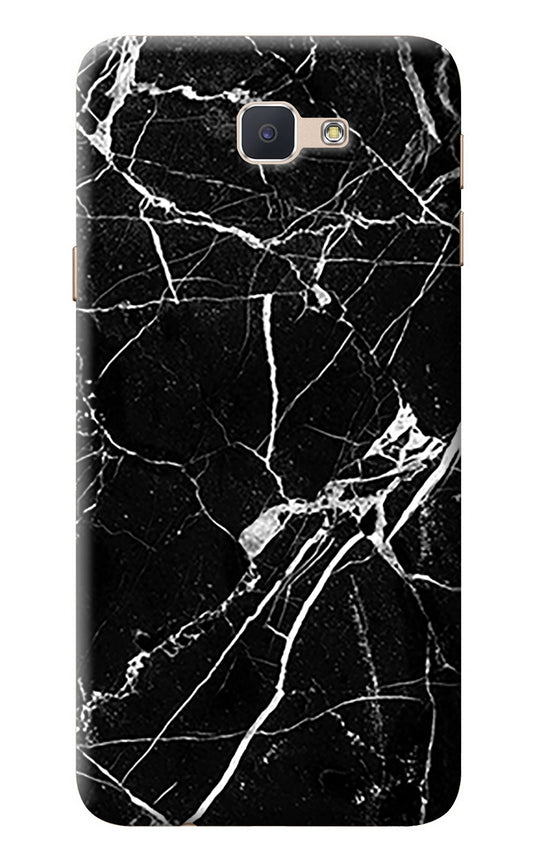 Black Marble Pattern Samsung J7 Prime Back Cover