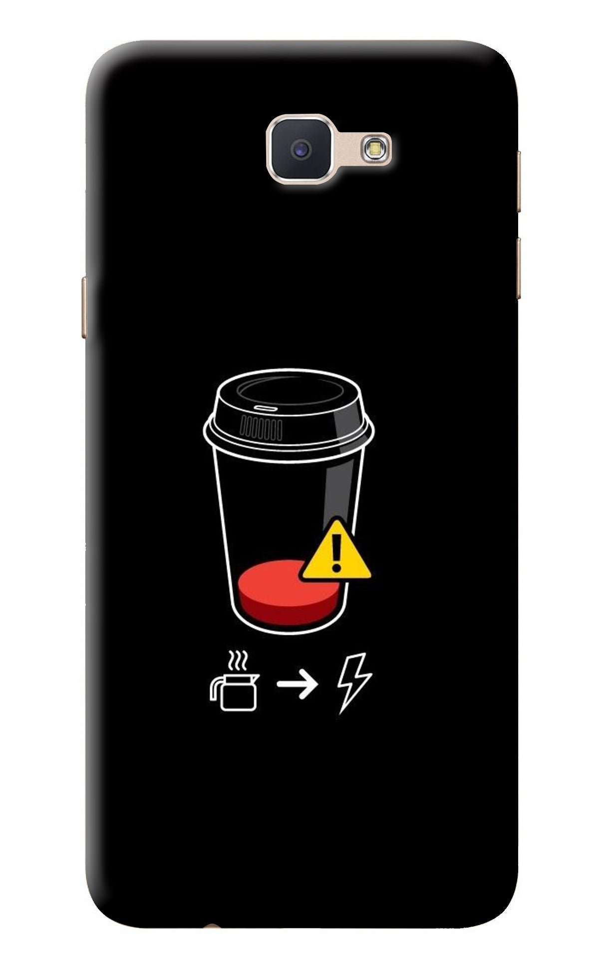 Coffee Samsung J7 Prime Back Cover