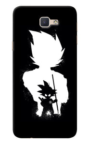 Goku Shadow Samsung J7 Prime Back Cover