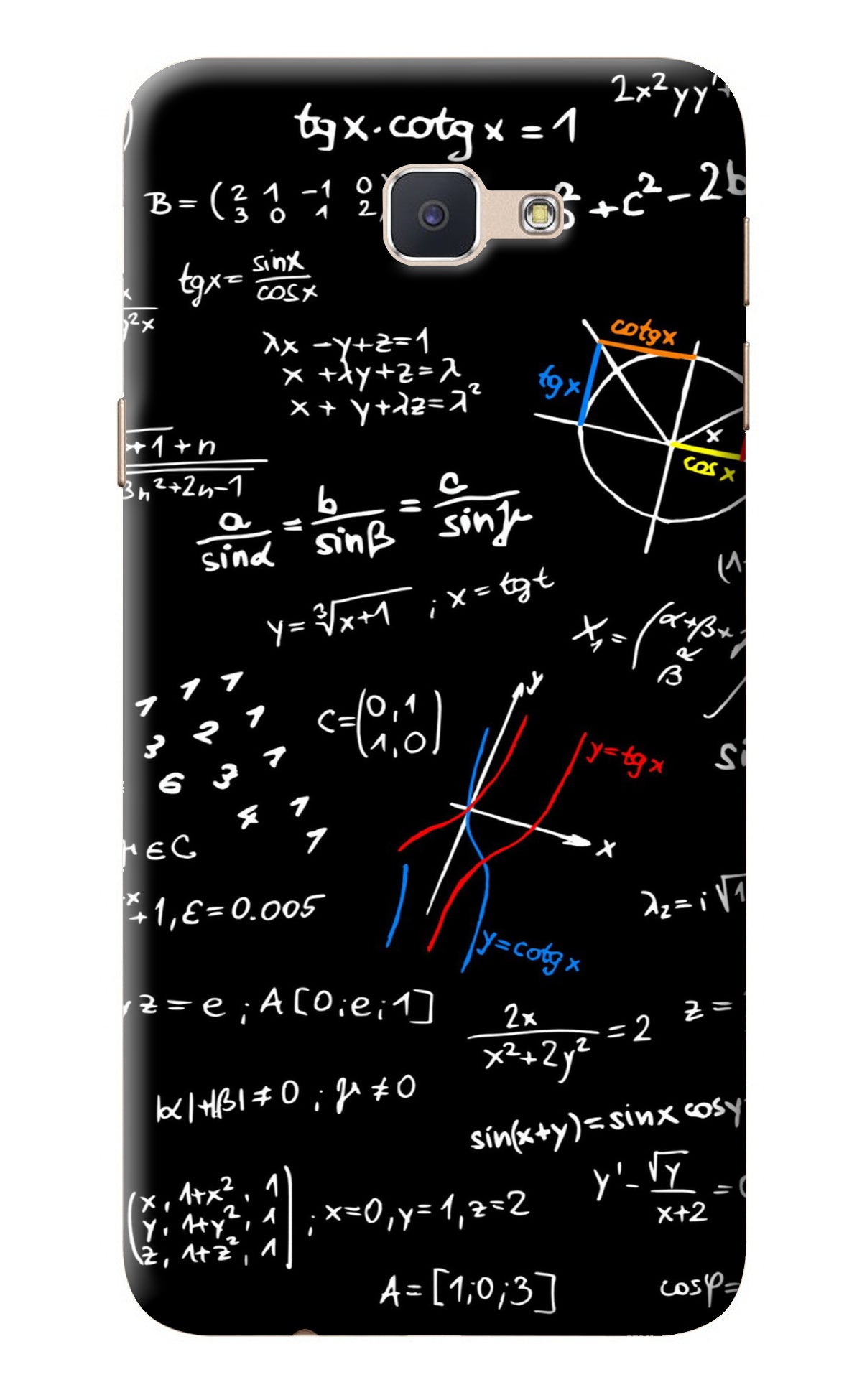 Mathematics Formula Samsung J7 Prime Back Cover