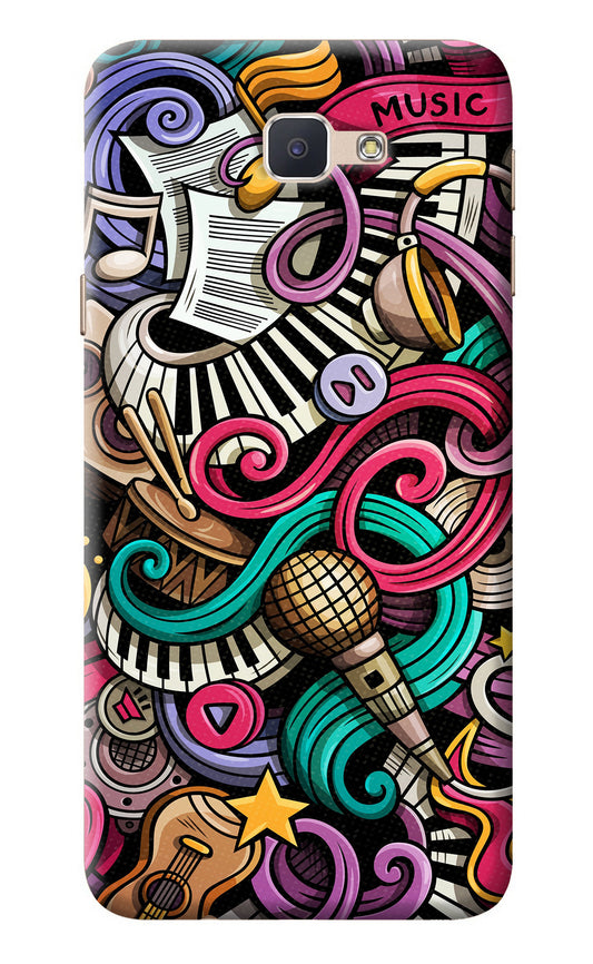 Music Abstract Samsung J7 Prime Back Cover