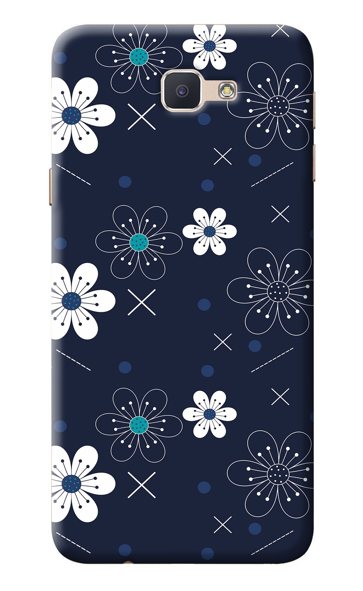 Flowers Samsung J7 Prime Back Cover