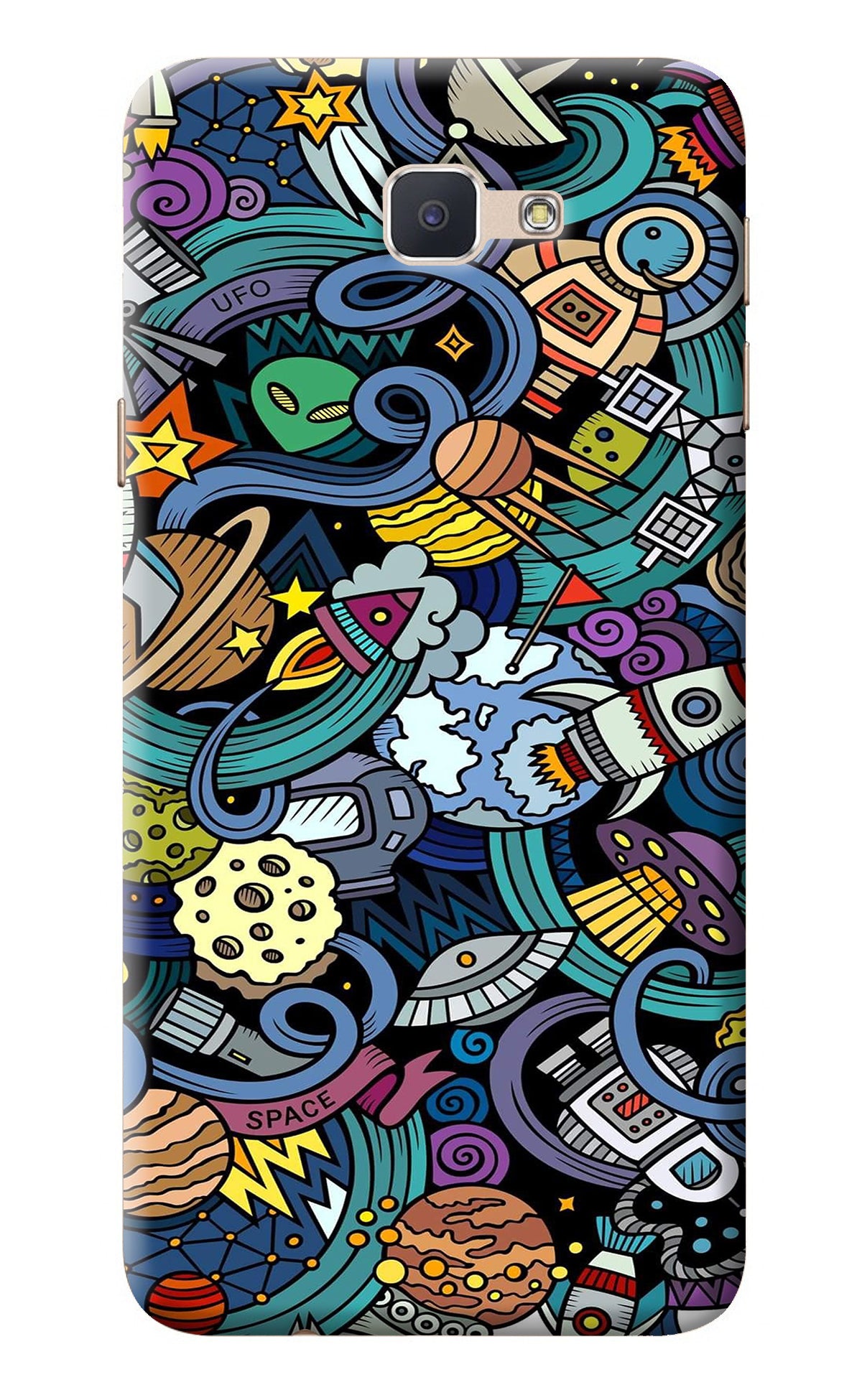 Space Abstract Samsung J7 Prime Back Cover