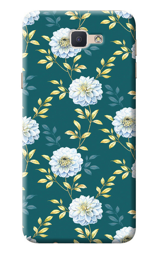 Flowers Samsung J7 Prime Back Cover