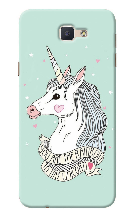 Unicorn Wallpaper Samsung J7 Prime Back Cover