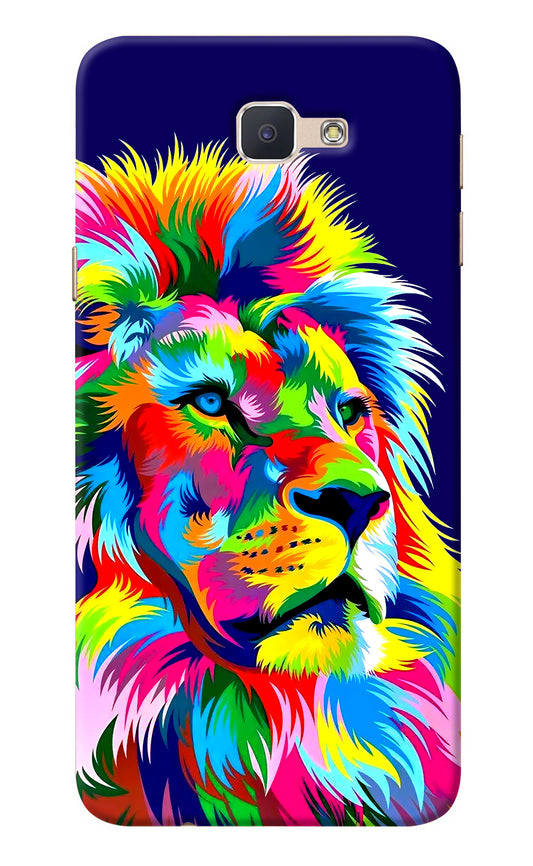 Vector Art Lion Samsung J7 Prime Back Cover