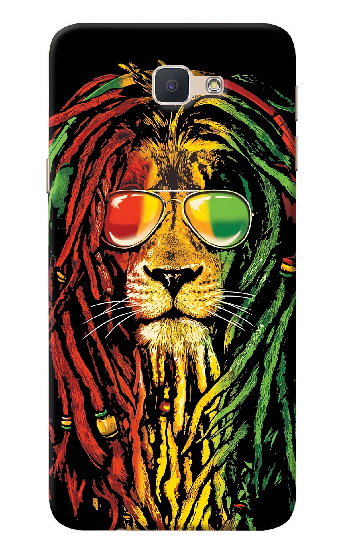 Rasta Lion Samsung J7 Prime Back Cover