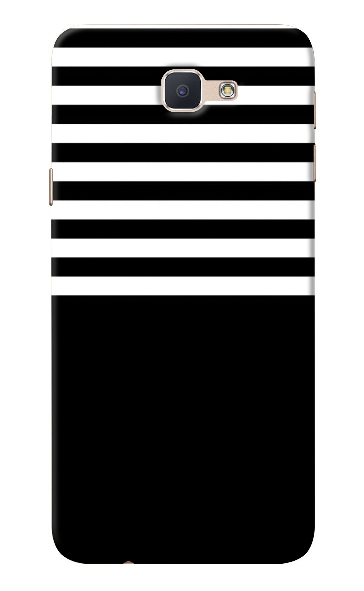 Black and White Print Samsung J7 Prime Back Cover