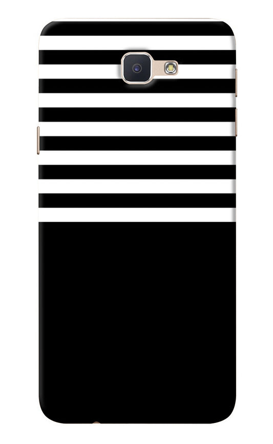 Black and White Print Samsung J7 Prime Back Cover