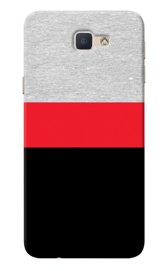 Tri Color Pattern Samsung J7 Prime Back Cover