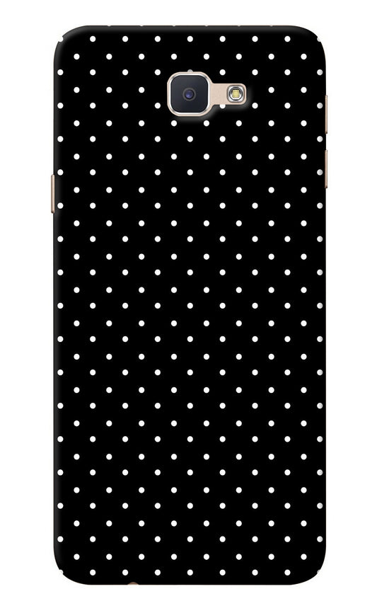 White Dots Samsung J7 Prime Back Cover