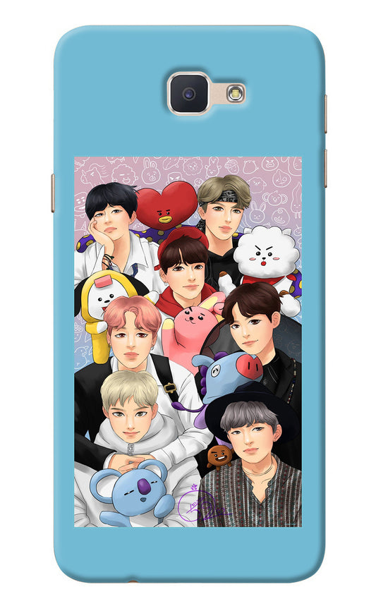 BTS with animals Samsung J7 Prime Back Cover