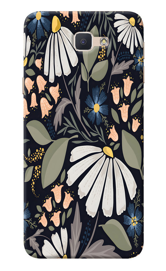 Flowers Art Samsung J7 Prime Back Cover