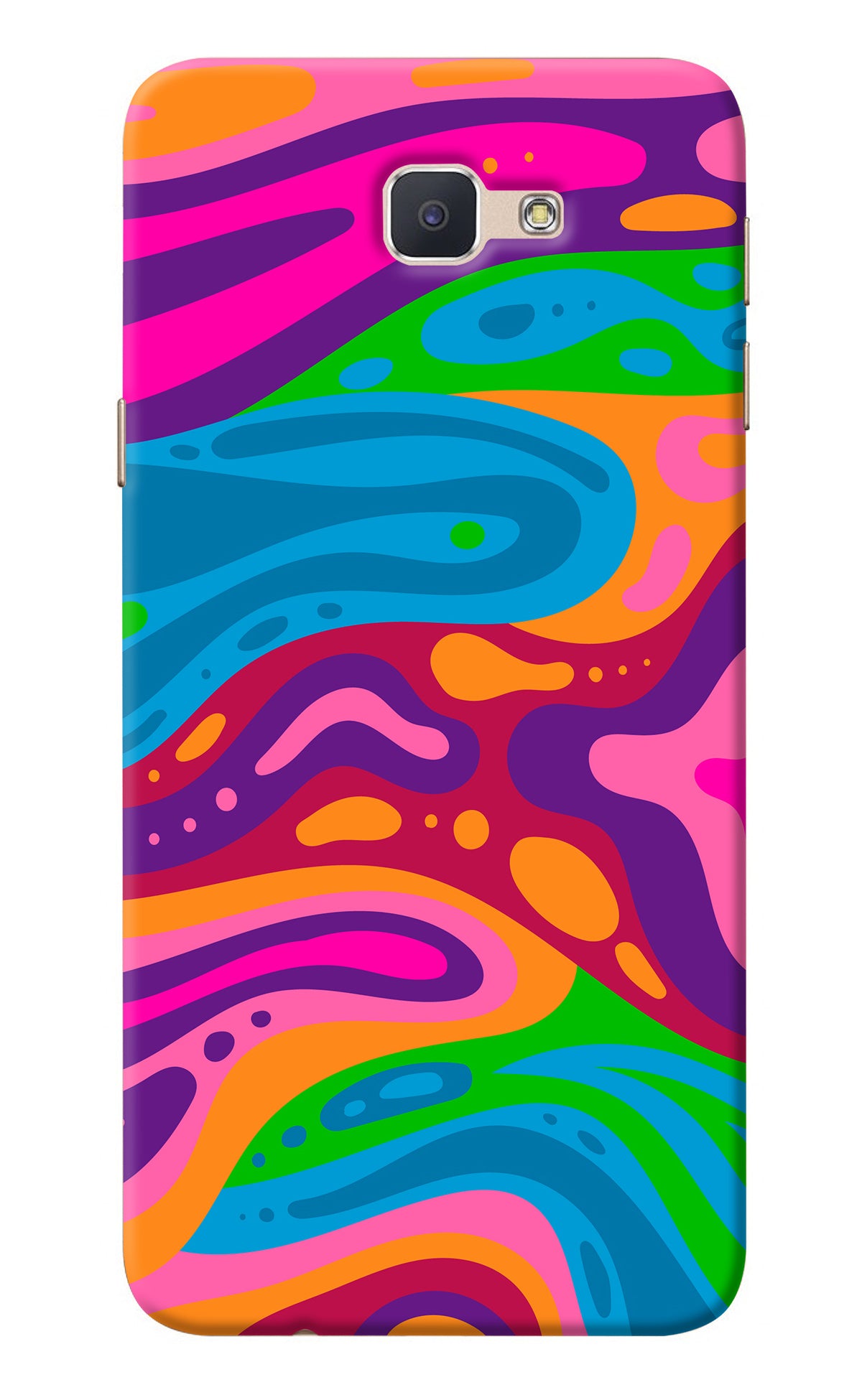 Trippy Pattern Samsung J7 Prime Back Cover