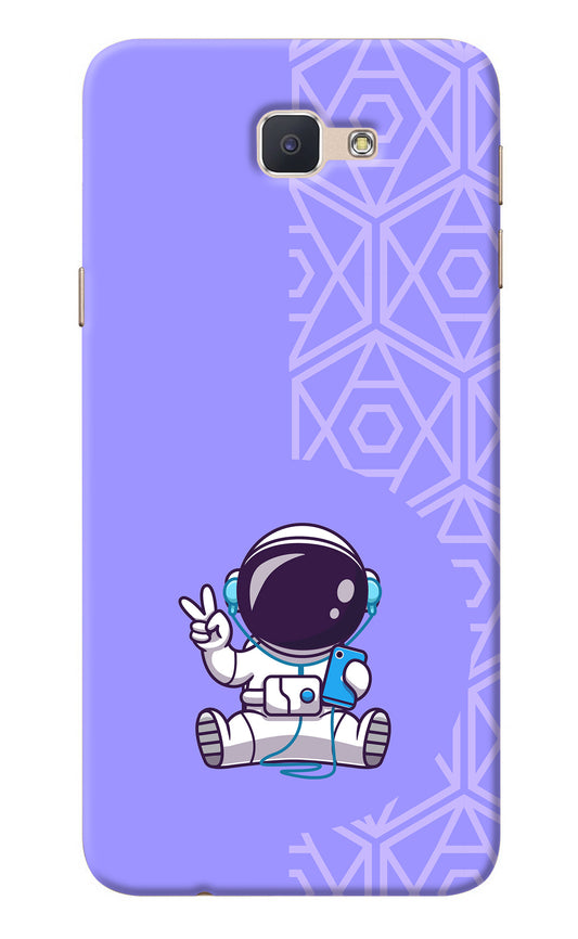 Cute Astronaut Chilling Samsung J7 Prime Back Cover