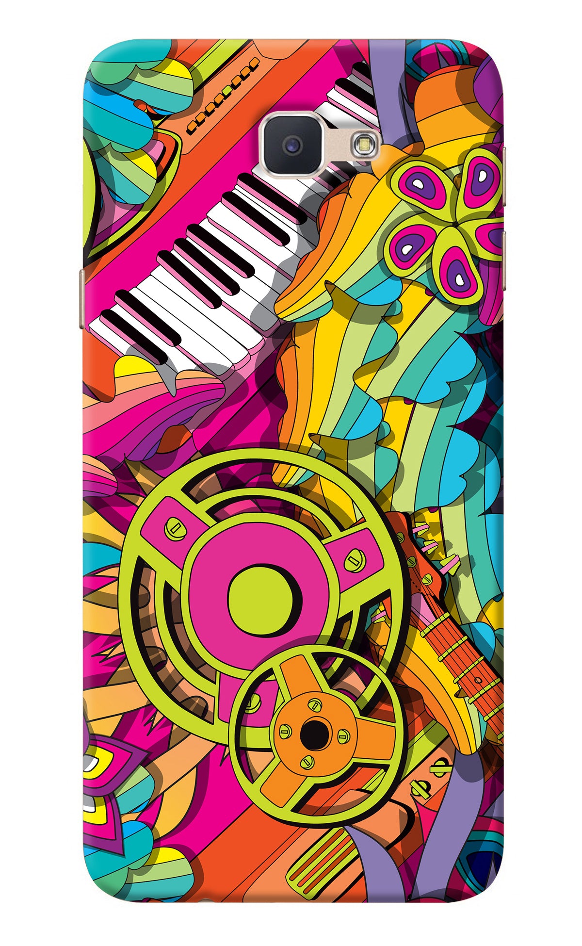 Music Doodle Samsung J7 Prime Back Cover