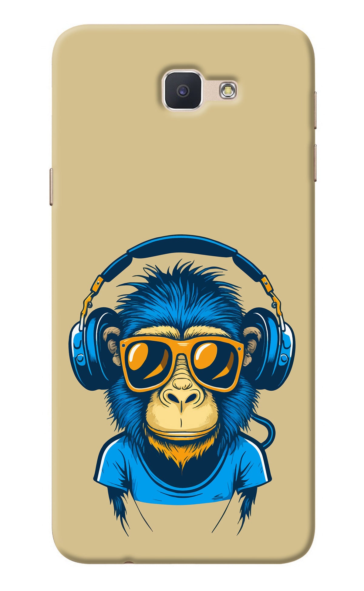 Monkey Headphone Samsung J7 Prime Back Cover