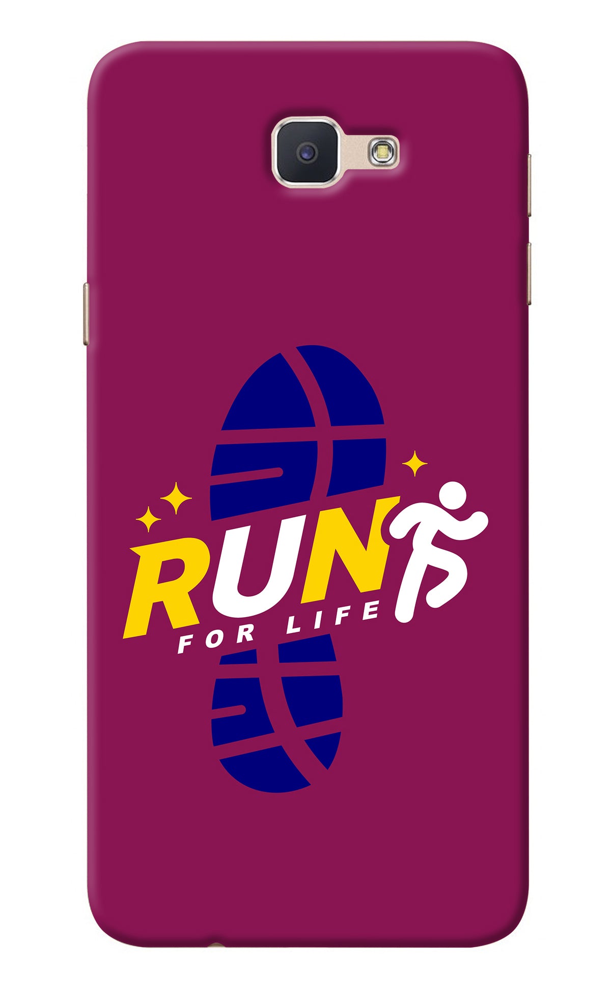 Run for Life Samsung J7 Prime Back Cover