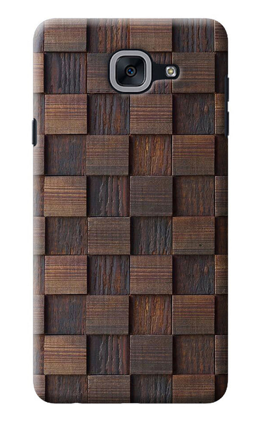 Wooden Cube Design Samsung J7 Max Back Cover