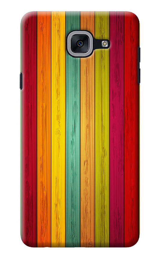 Multicolor Wooden Samsung J7 Max Back Cover