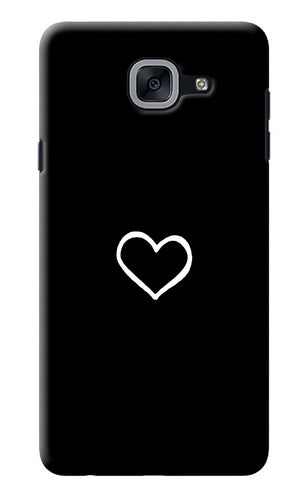 Heart Samsung J7 Max Back Cover