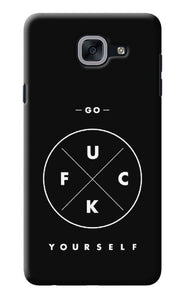 Go Fuck Yourself Samsung J7 Max Back Cover