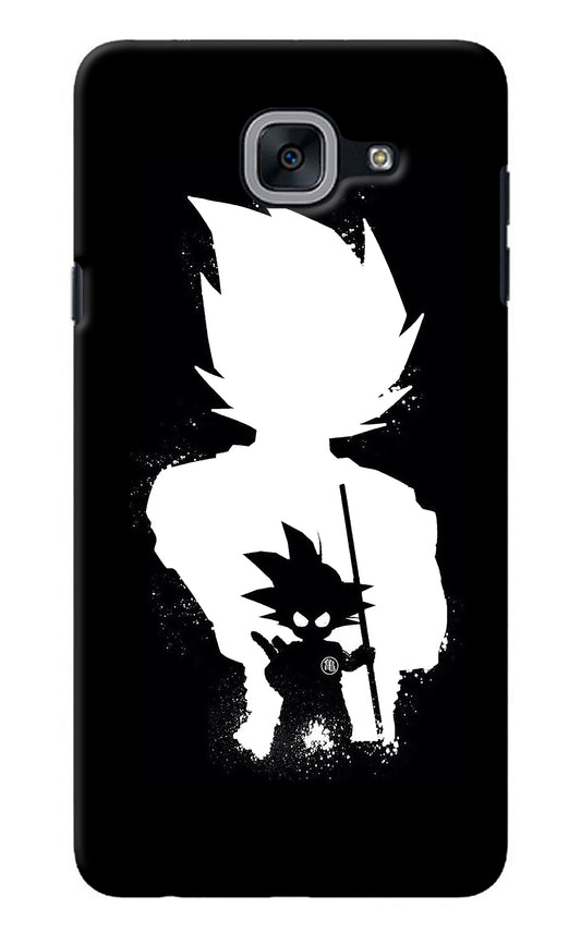 Goku Shadow Samsung J7 Max Back Cover