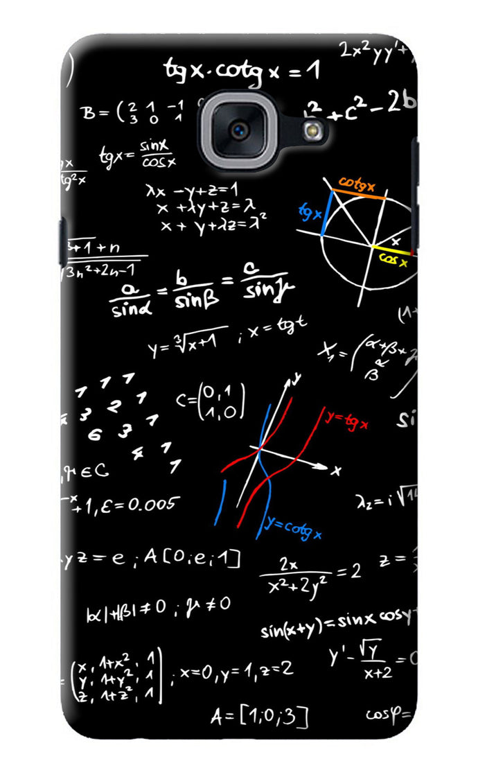 Mathematics Formula Samsung J7 Max Back Cover