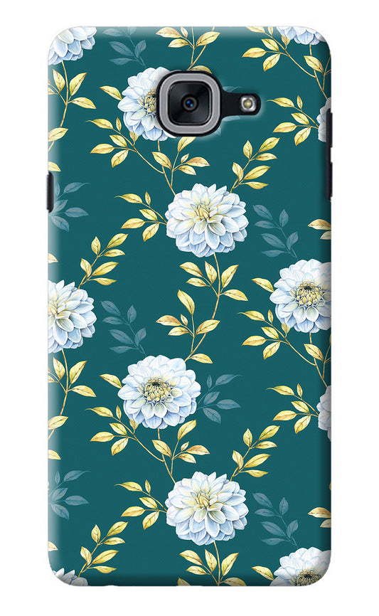 Flowers Samsung J7 Max Back Cover