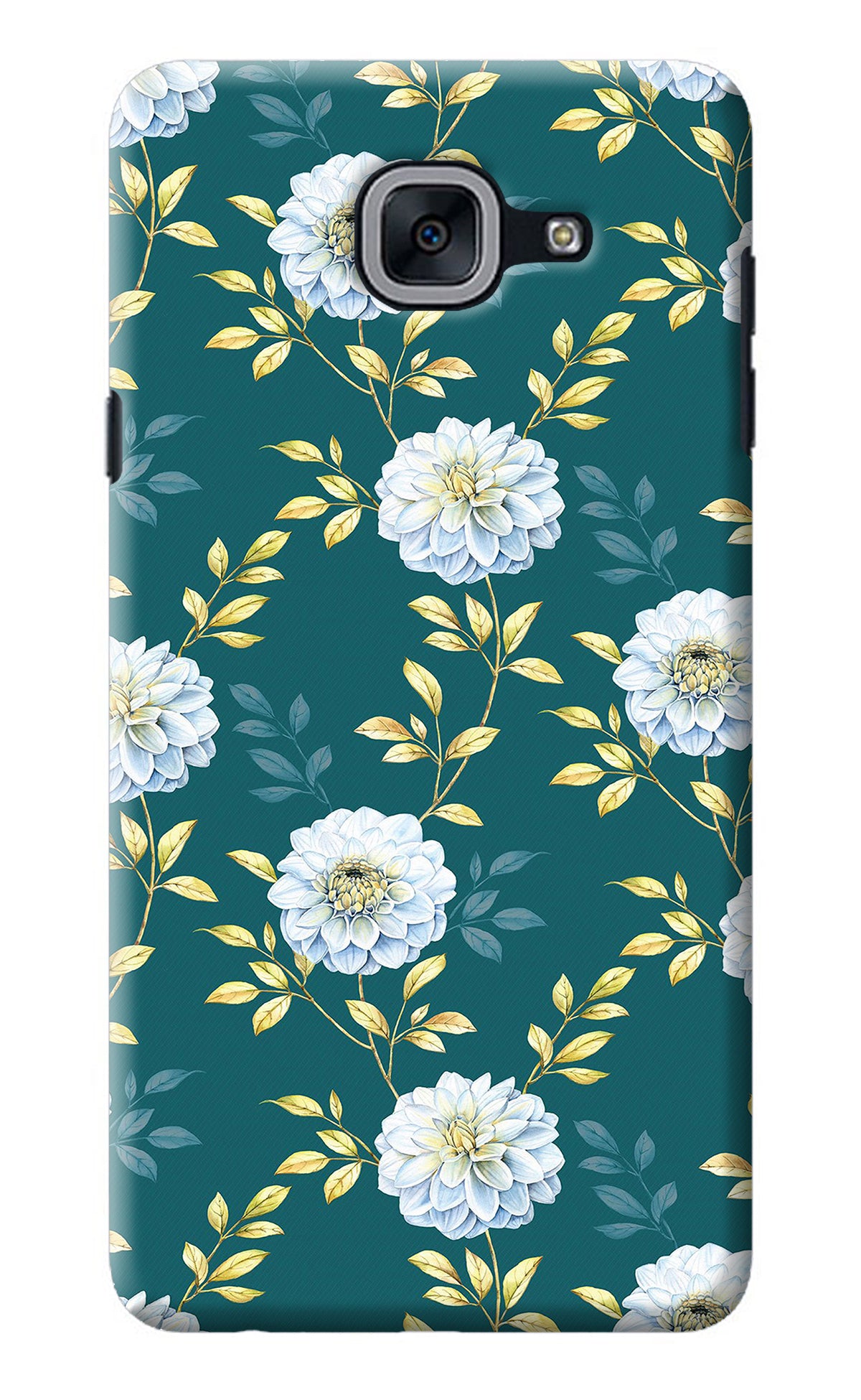 Flowers Samsung J7 Max Back Cover