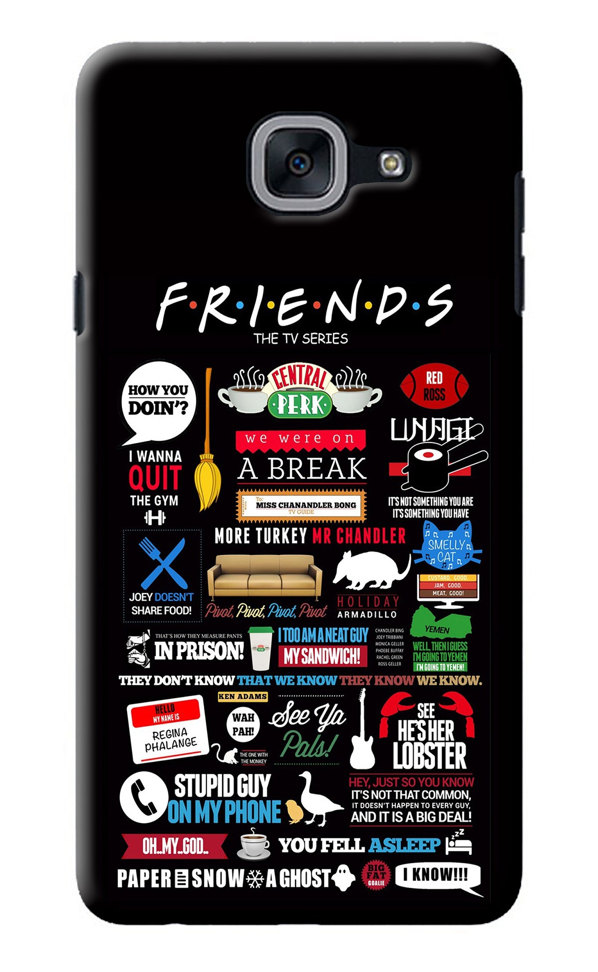 FRIENDS Samsung J7 Max Back Cover