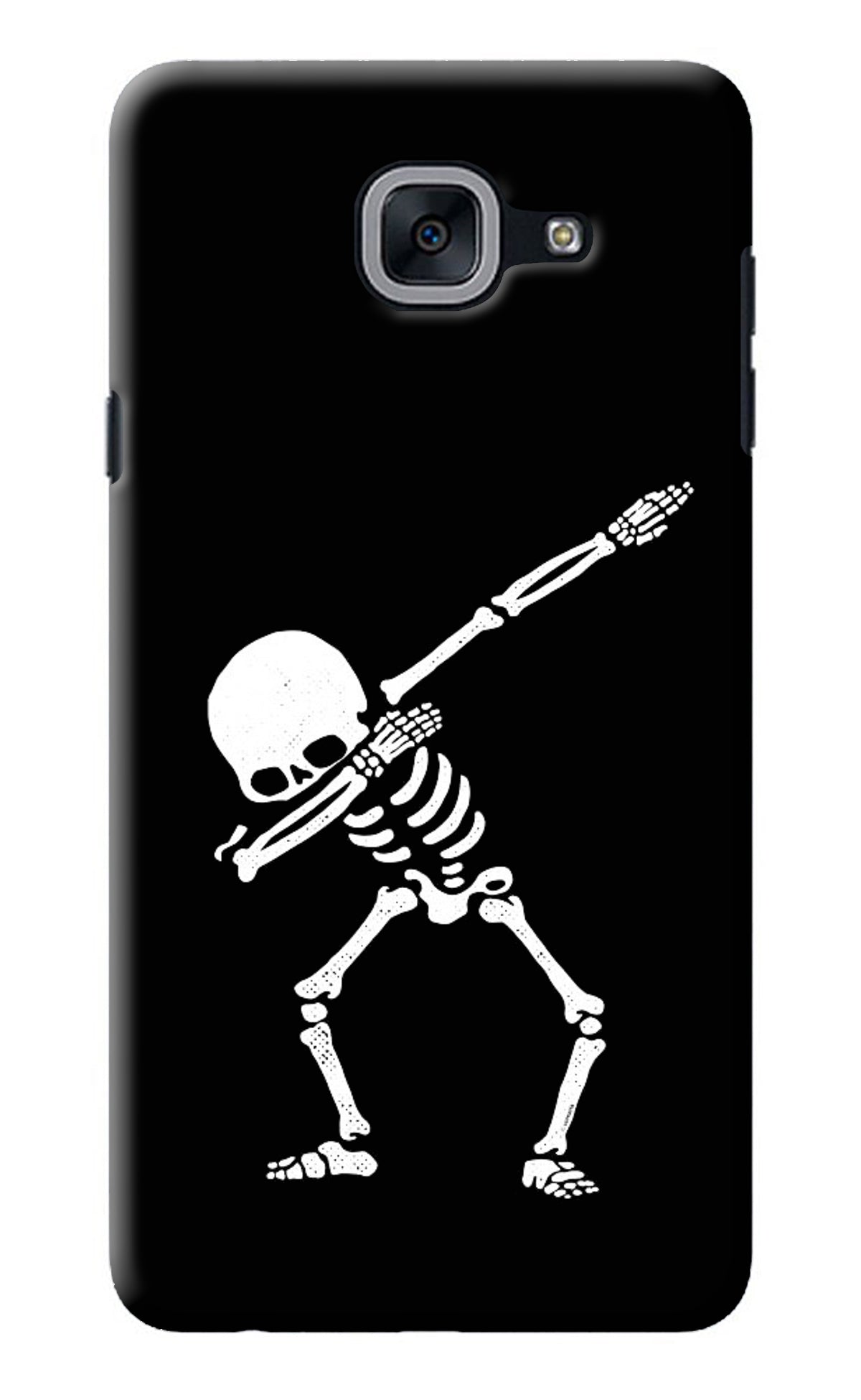 Dabbing Skeleton Art Samsung J7 Max Back Cover
