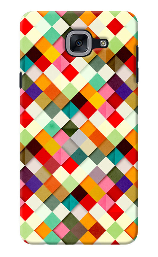Geometric Abstract Colorful Samsung J7 Max Back Cover