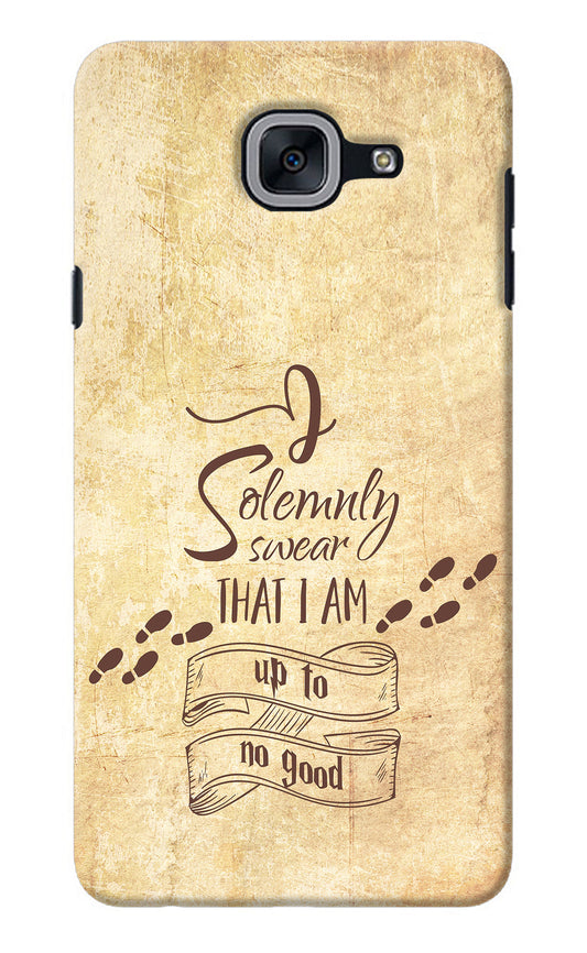 I Solemnly swear that i up to no good Samsung J7 Max Back Cover