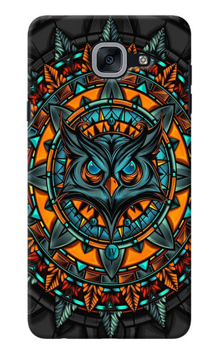 Angry Owl Art Samsung J7 Max Back Cover