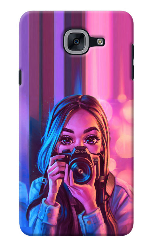 Girl Photographer Samsung J7 Max Back Cover