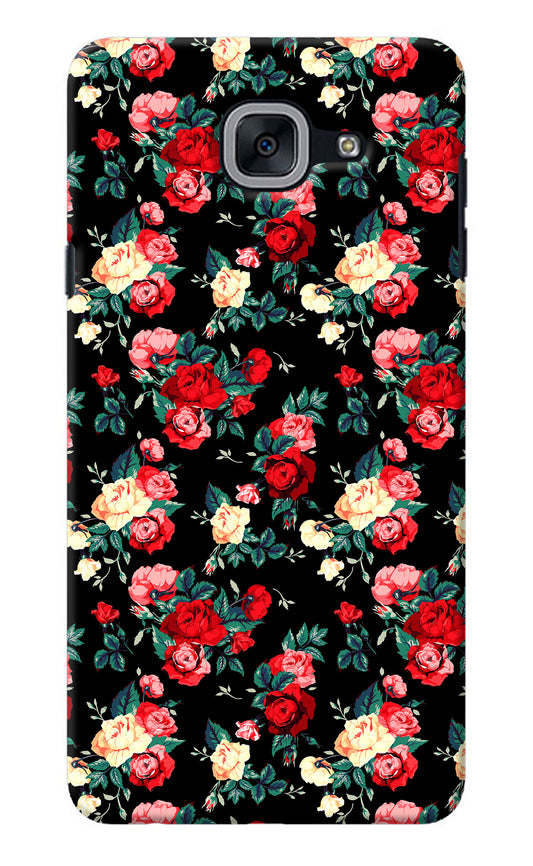 Rose Pattern Samsung J7 Max Back Cover