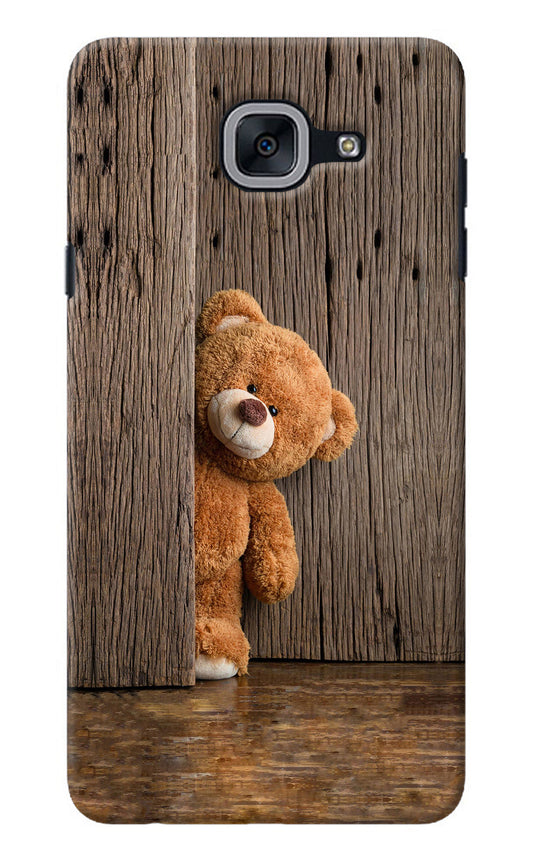 Teddy Wooden Samsung J7 Max Back Cover