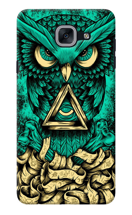 Green Owl Samsung J7 Max Back Cover