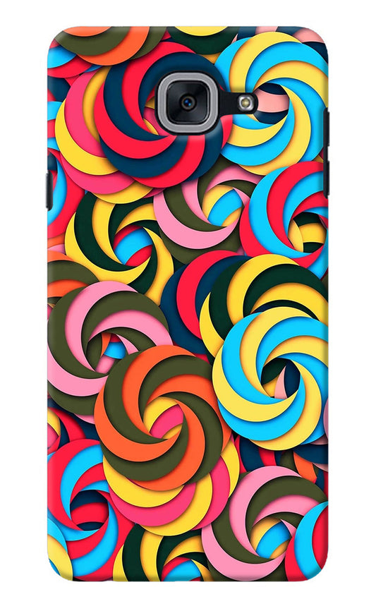 Spiral Pattern Samsung J7 Max Back Cover