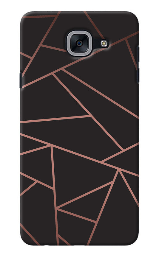 Geometric Pattern Samsung J7 Max Back Cover