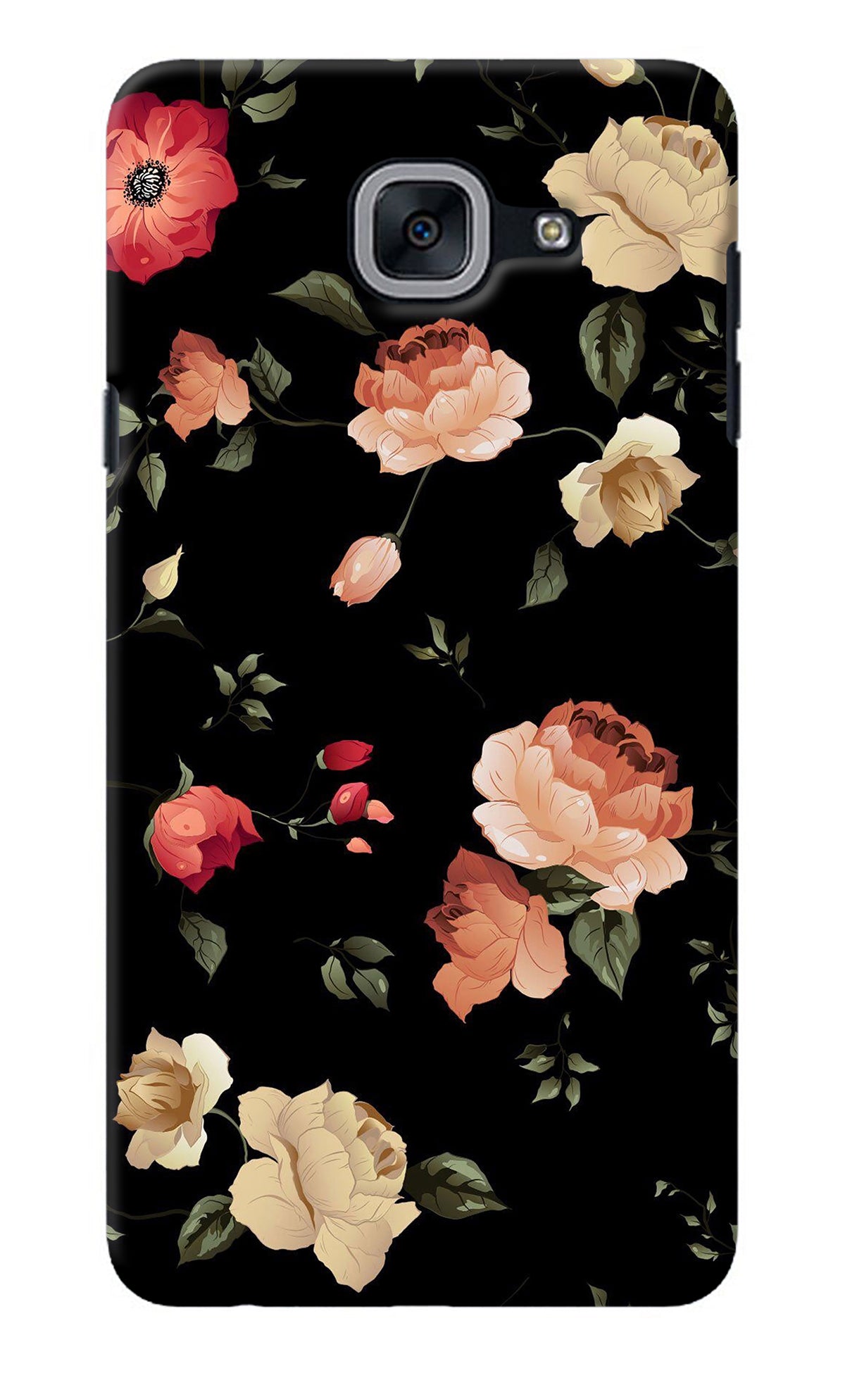 Flowers Samsung J7 Max Back Cover